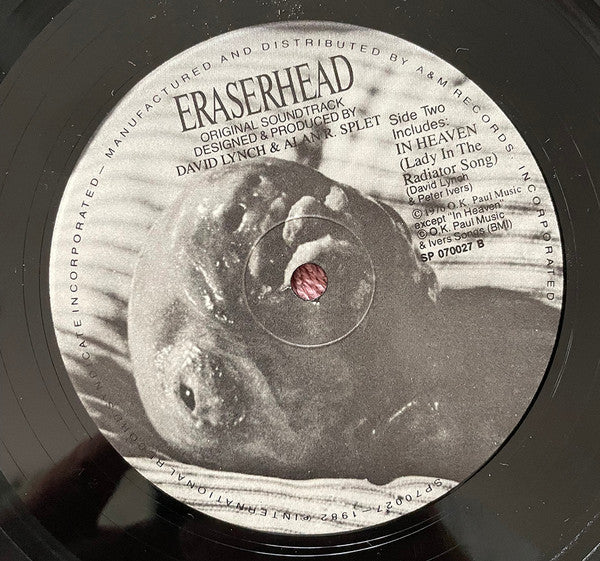 David Lynch, Alan R. Splet : Eraserhead Original Soundtrack (LP, Album)