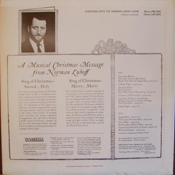Norman Luboff Choir : Christmas With The Norman Luboff Choir (LP, Album)