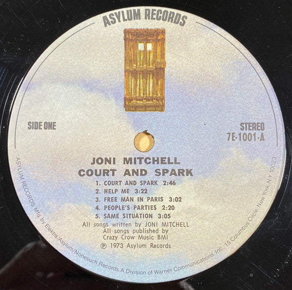 Joni Mitchell : Court And Spark (LP, Album, San)