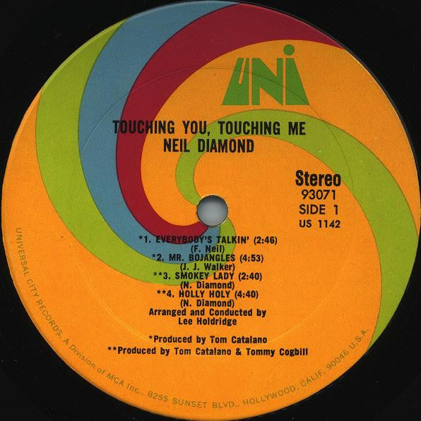 Neil Diamond : Touching You, Touching Me (LP, Album, RE)