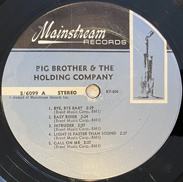 Big Brother & The Holding Company : Big Brother & The Holding Company (LP, Album, RP, Abb)