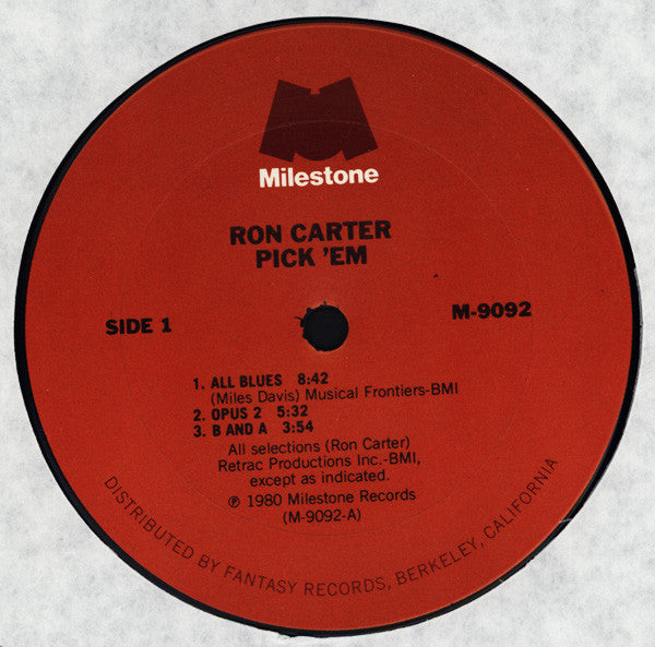 Ron Carter : Pick 'Em (LP, Album, San)