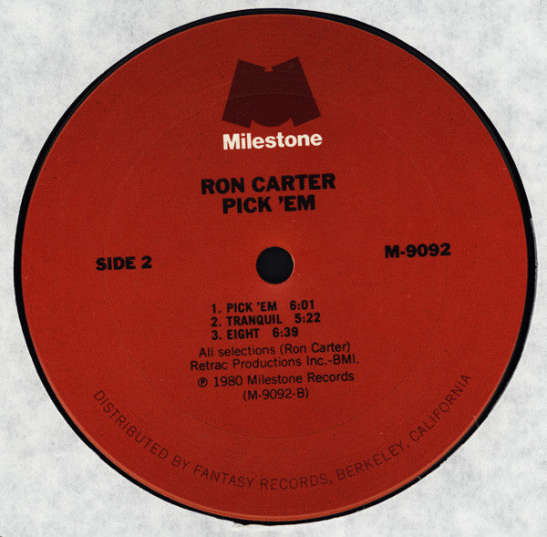 Ron Carter : Pick 'Em (LP, Album, San)