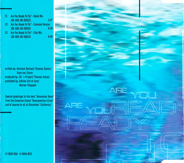 T.S. (4) : Are You Ready To Fly (CD, Maxi)