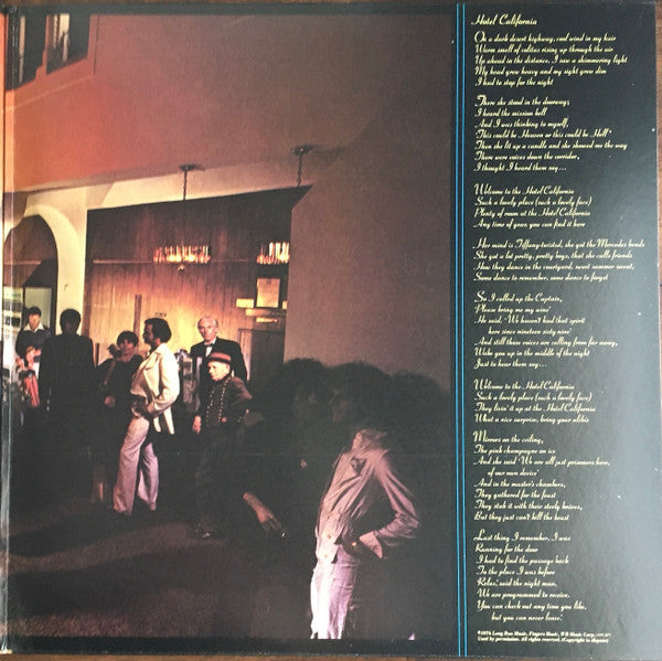 Eagles : Hotel California (LP, Album, Club, RE, Col)