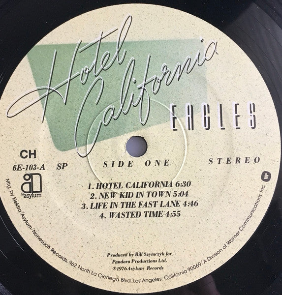 Eagles : Hotel California (LP, Album, Club, RE, Col)