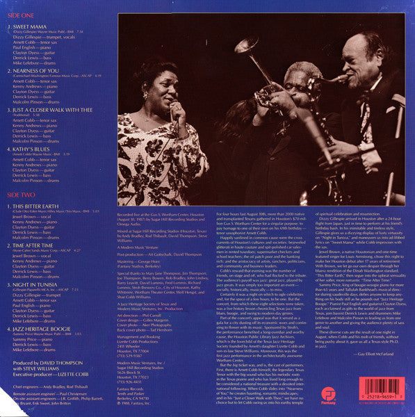 Arnett Cobb / Dizzy Gillespie / Jewel Brown : Show Time (LP, Album)