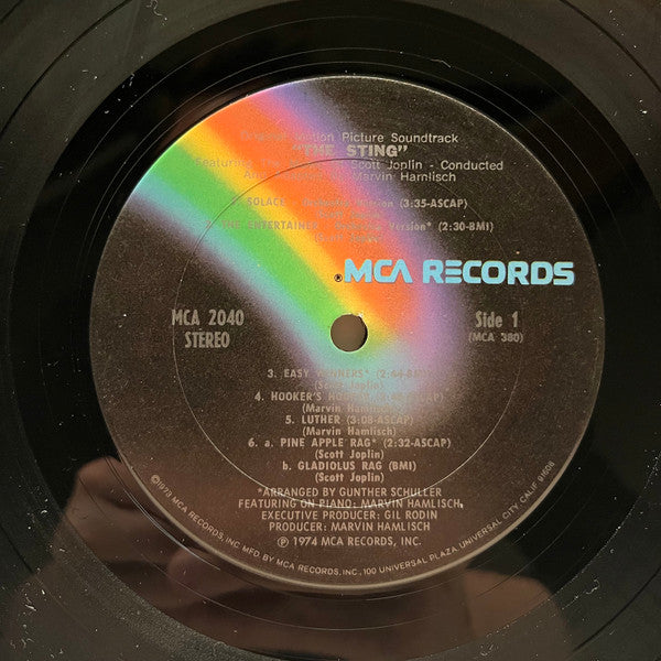 Marvin Hamlisch / Scott Joplin : The Sting (Original Motion Picture Soundtrack) (LP, Club, Ter)