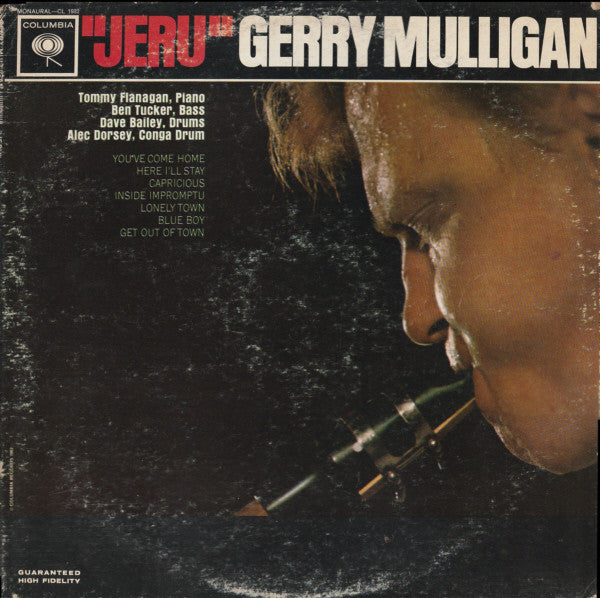 Gerry Mulligan : Jeru (LP, Album, Mono)