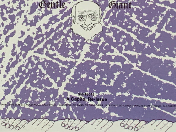 Gentle Giant : Free Hand (LP, Album, RE, Jac)