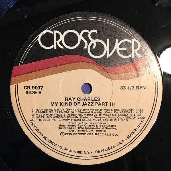 Ray Charles : My Kind Of Jazz Part 3 (LP, Album)