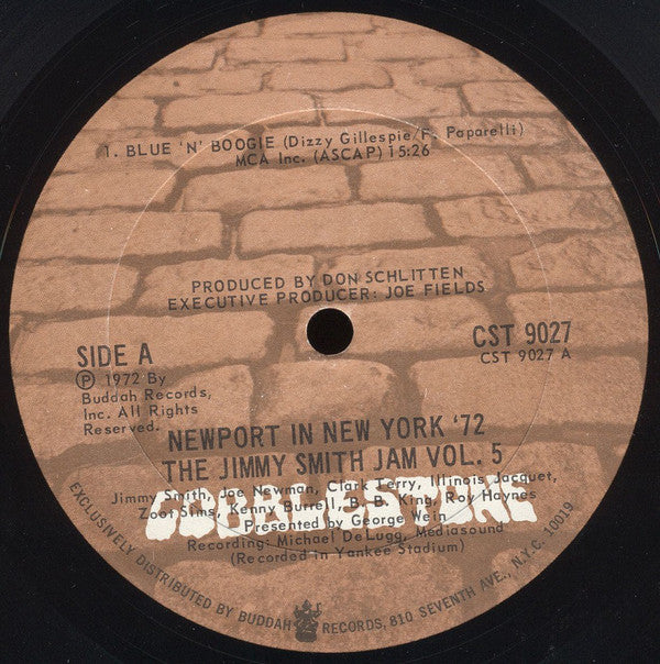 Various : Newport In New York '72 (The Jimmy Smith Jam, Vol 5) (LP)