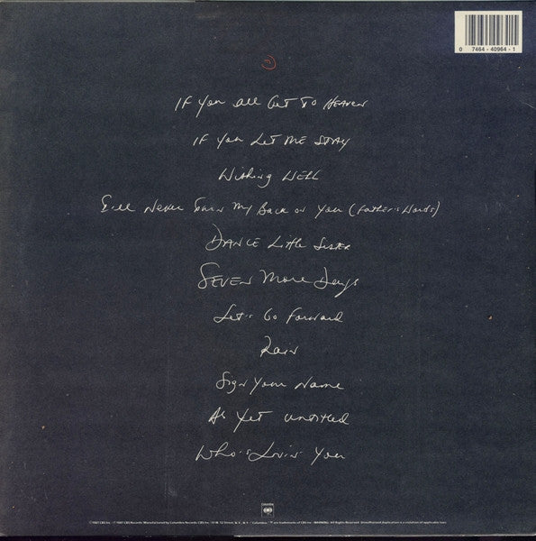 Terence Trent D'Arby : Introducing The Hardline According To Terence Trent D'Arby (LP, Album, Car)