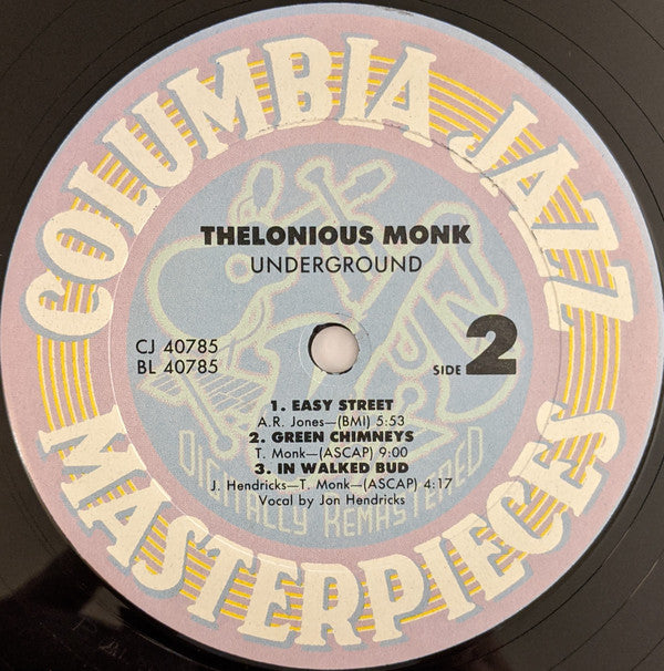 Thelonious Monk : Underground (LP, Album, RE, RM)