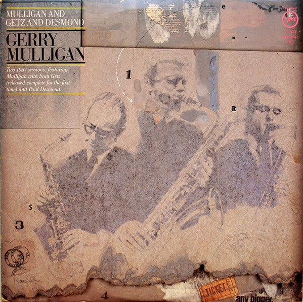 Gerry Mulligan : Mulligan And Getz And Desmond (2xLP, Comp, Mono, RE)