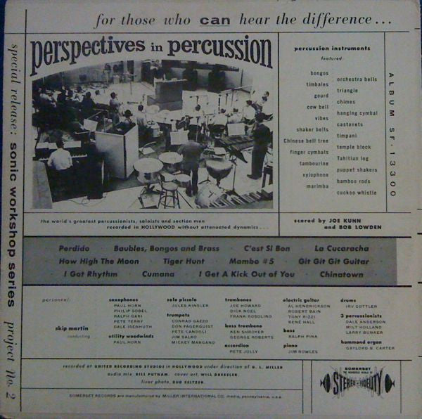 Skip Martin : Perspectives In Percussion: Volume 2 (LP, Album)