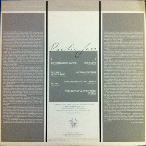 Les McCann : Les McCann In San Francisco (LP, Album, RE)