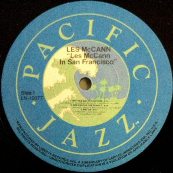 Les McCann : Les McCann In San Francisco (LP, Album, RE)