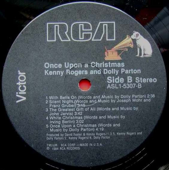 Kenny* & Dolly* : Once Upon A Christmas (LP, Album, Ind)
