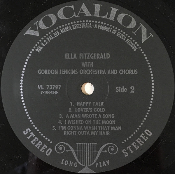 Ella Fitzgerald With Gordon Jenkins' Orchestra And Chorus* : Ella Fitzgerald With Gordon Jenkins' Orchestra And Chorus (LP, Comp, Abr)