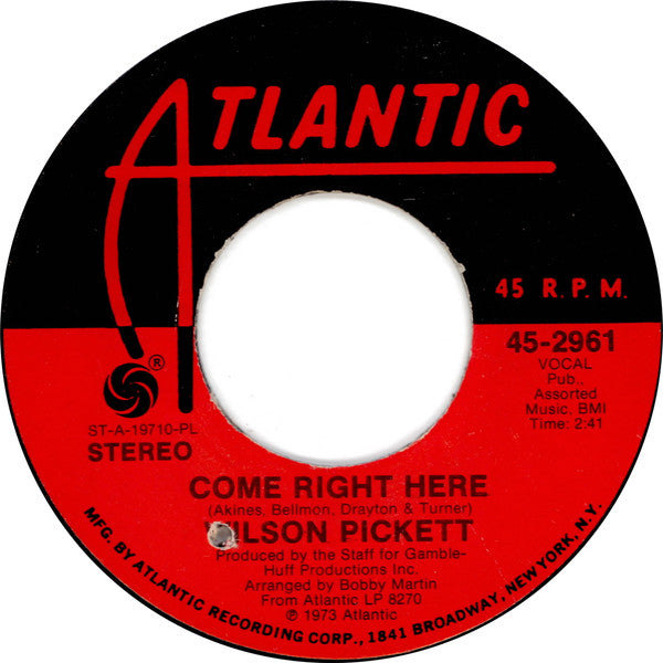 Wilson Pickett : International Playboy (7", Single, PL )