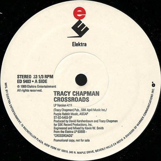 Tracy Chapman : Crossroads (12", Single, Promo)