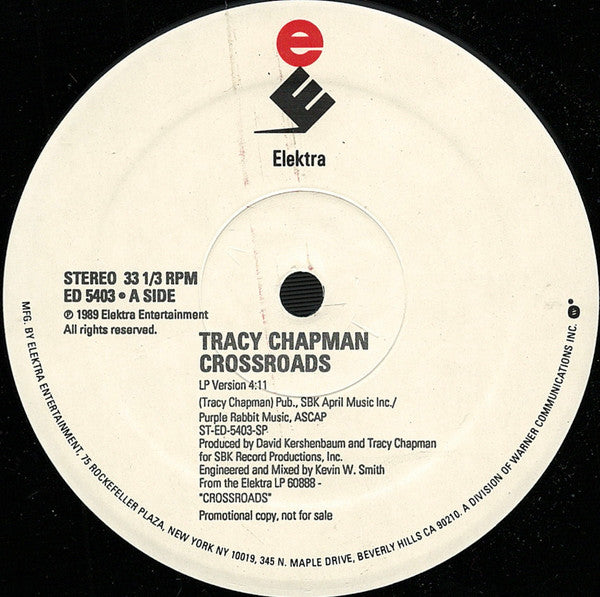 Tracy Chapman : Crossroads (12", Single, Promo)