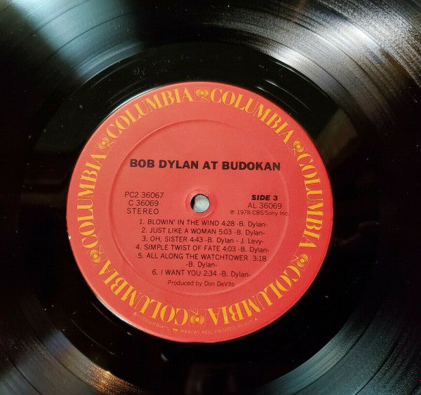 Bob Dylan : Bob Dylan At Budokan (2xLP, Album, RE, Car)