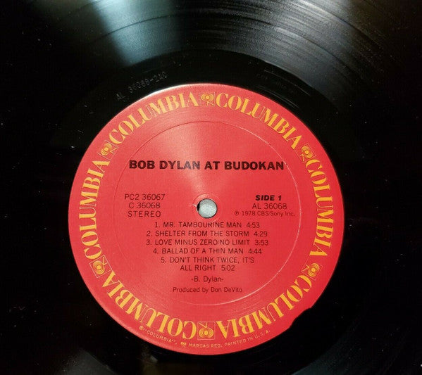 Bob Dylan : Bob Dylan At Budokan (2xLP, Album, RE, Car)