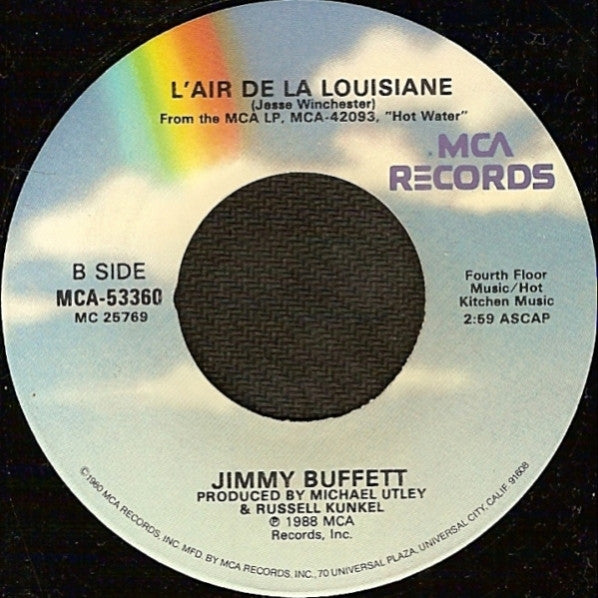 Jimmy Buffett : Homemade Music (7", Glo)