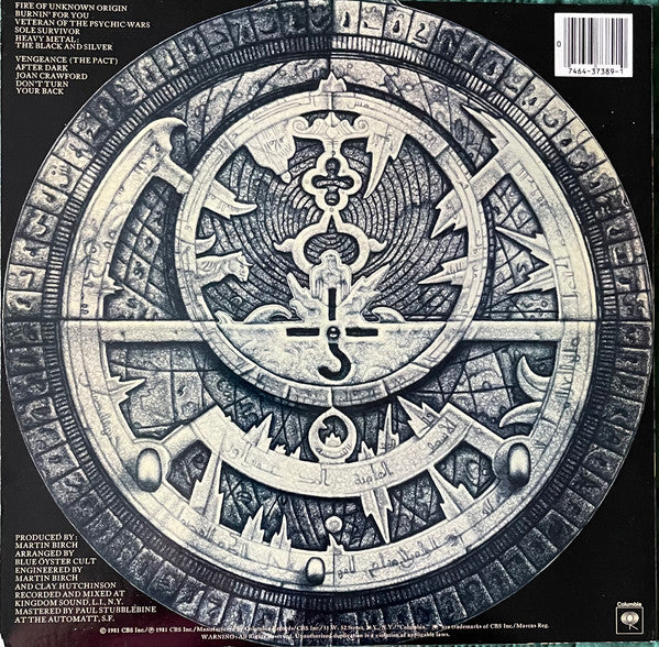 Blue Öyster Cult : Fire Of Unknown Origin (LP, Album, Pit)
