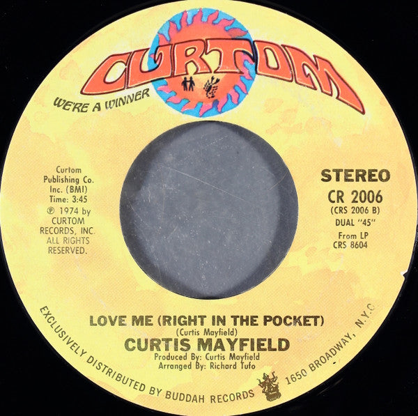 Curtis Mayfield : Mother's Son (7", Single, Styrene, Pit)