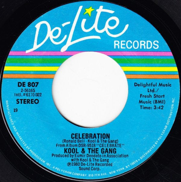 Kool & The Gang : Celebration / Morning Star (7", Styrene, 19 )