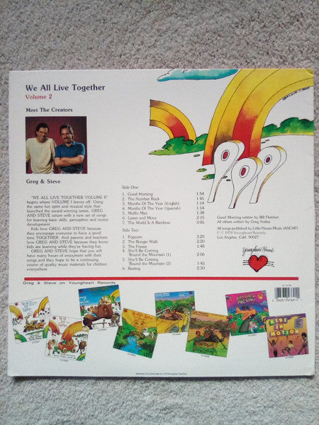 Greg & Steve* : We All Live Together, Volume 2 (LP, Album, RE)