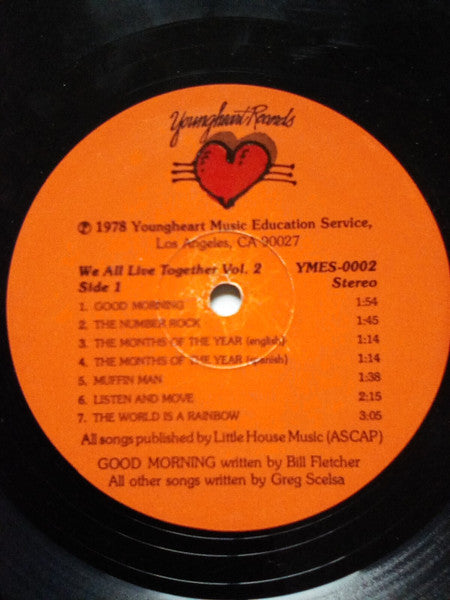 Greg & Steve* : We All Live Together, Volume 2 (LP, Album, RE)