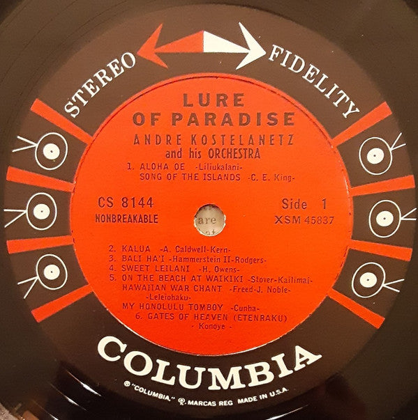 Andre Kostelanetz* : Lure Of Paradise (LP, Album)