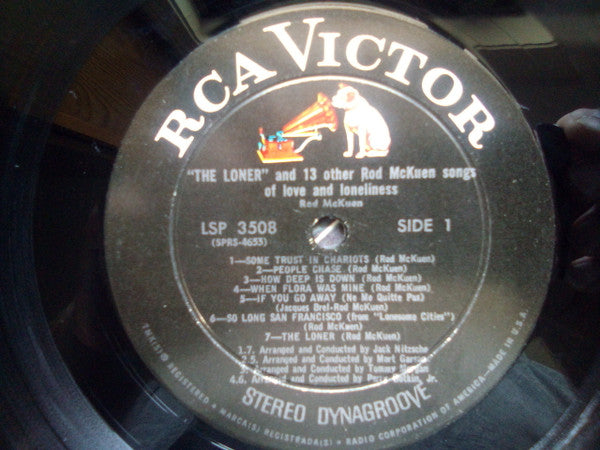 Rod McKuen : The Loner And 13 Other Rod McKuen Songs Of Love And Loneliness (LP, Album)