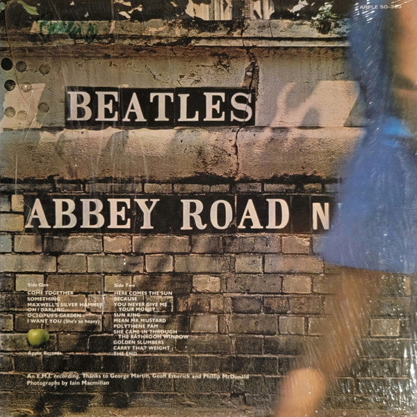 The Beatles : Abbey Road (LP, Album, Scr)