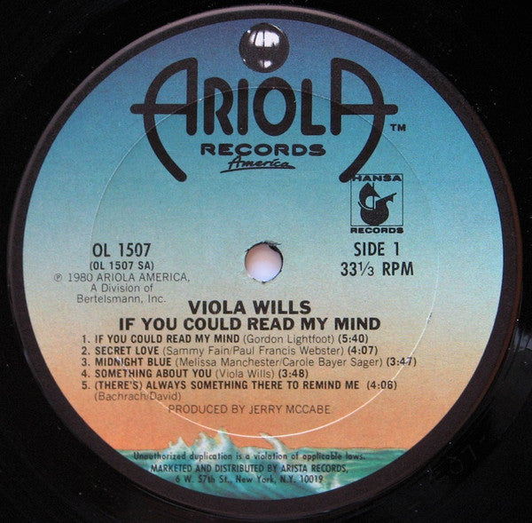 Viola Wills : If You Could Read My Mind (LP, Album, Ter)