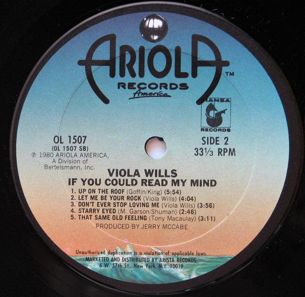 Viola Wills : If You Could Read My Mind (LP, Album, Ter)