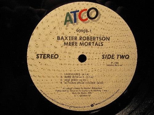 Baxter Robertson : Mere Mortals (LP, Album)