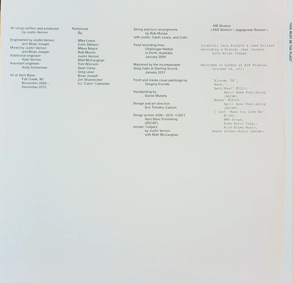 Bon Iver : Bon Iver, Bon Iver (2xLP, Album, Ltd, RE, Whi)