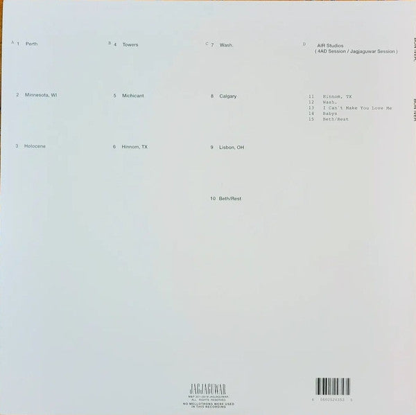 Bon Iver : Bon Iver, Bon Iver (2xLP, Album, Ltd, RE, Whi)