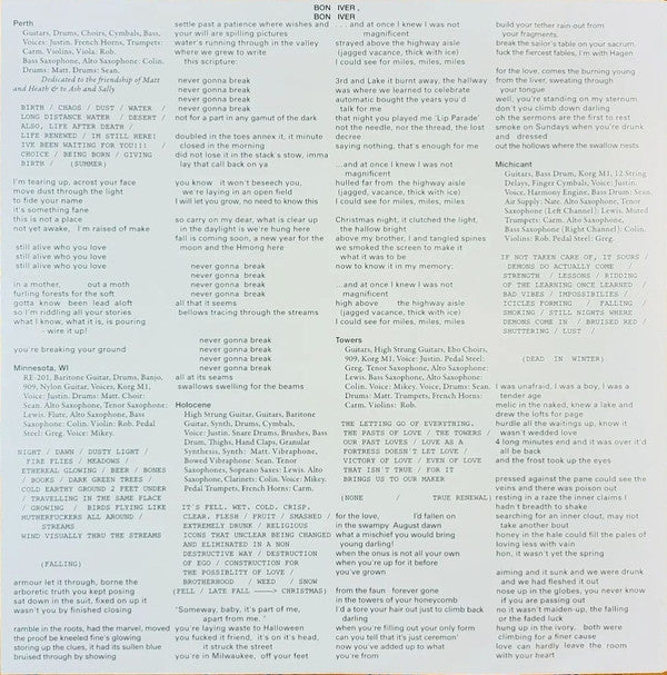 Bon Iver : Bon Iver, Bon Iver (2xLP, Album, Ltd, RE, Whi)