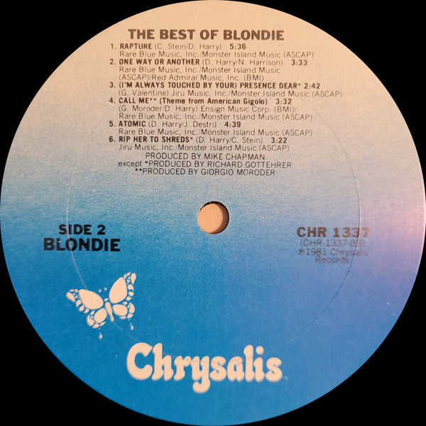 Blondie : The Best Of Blondie (LP, Comp)