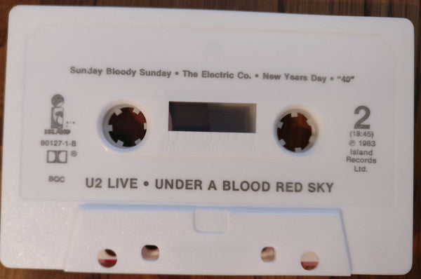 U2 : Under A Blood Red Sky (Live)  (Cass, MiniAlbum, RE, Dol)