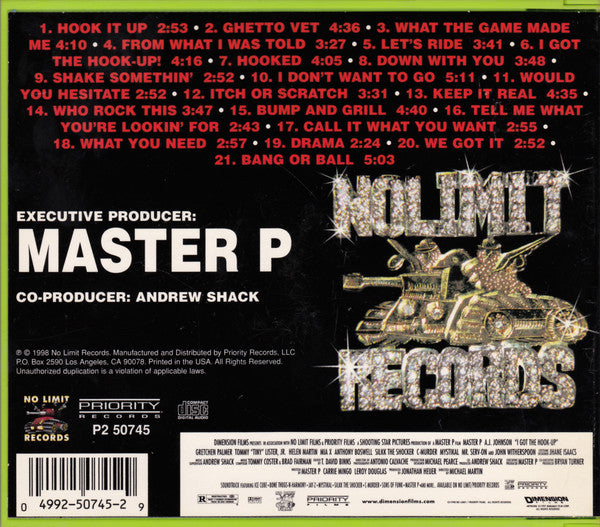 Various : I Got The Hook-Up! (Original Motion Picture Soundtrack) (CD, Comp, Q P)