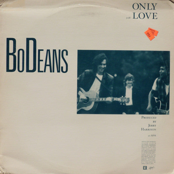 BoDeans : Only Love (12", Single, Promo)