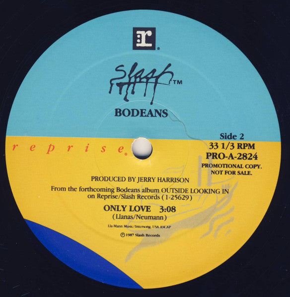 BoDeans : Only Love (12", Single, Promo)