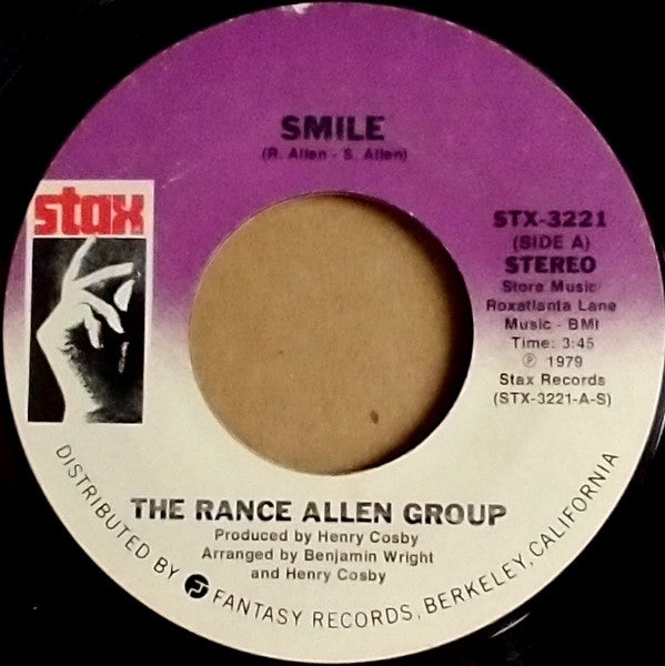 The Rance Allen Group : Smile (7", Single)
